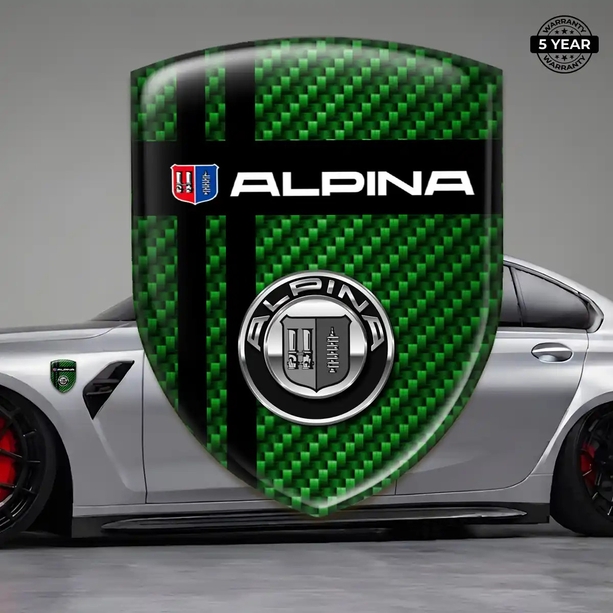 BMW Alpina Silicone Badge Refined Design