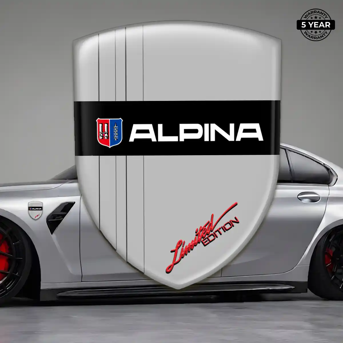 BMW Alpina Silicone Badge Sleek Style