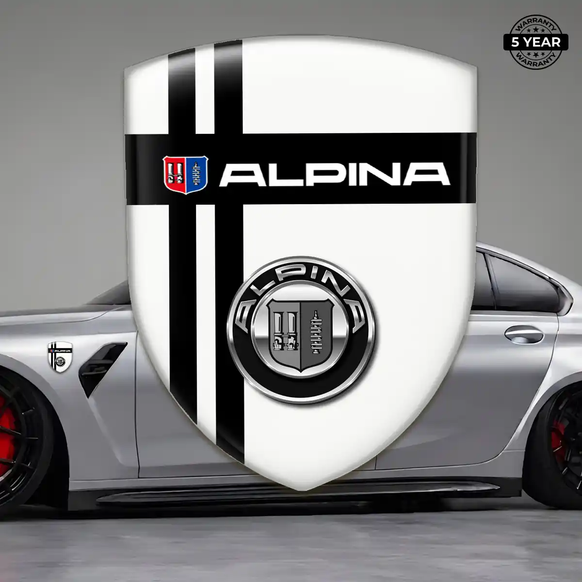 BMW Alpina Silicone Emblem Elite Finish