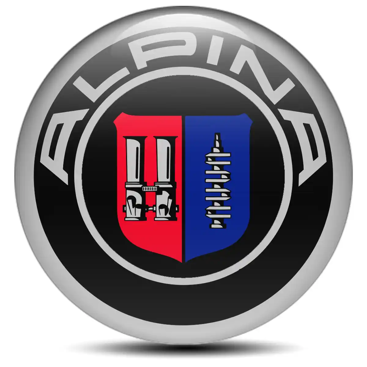 BMW Alpina Silicone Sticker Self-Adhesive Stylish Design