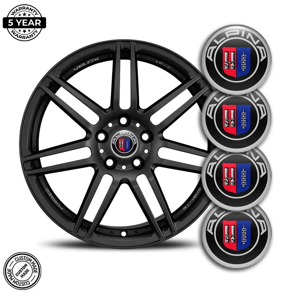 BMW Alpina Silicone Sticker Self-Adhesive Stylish Design