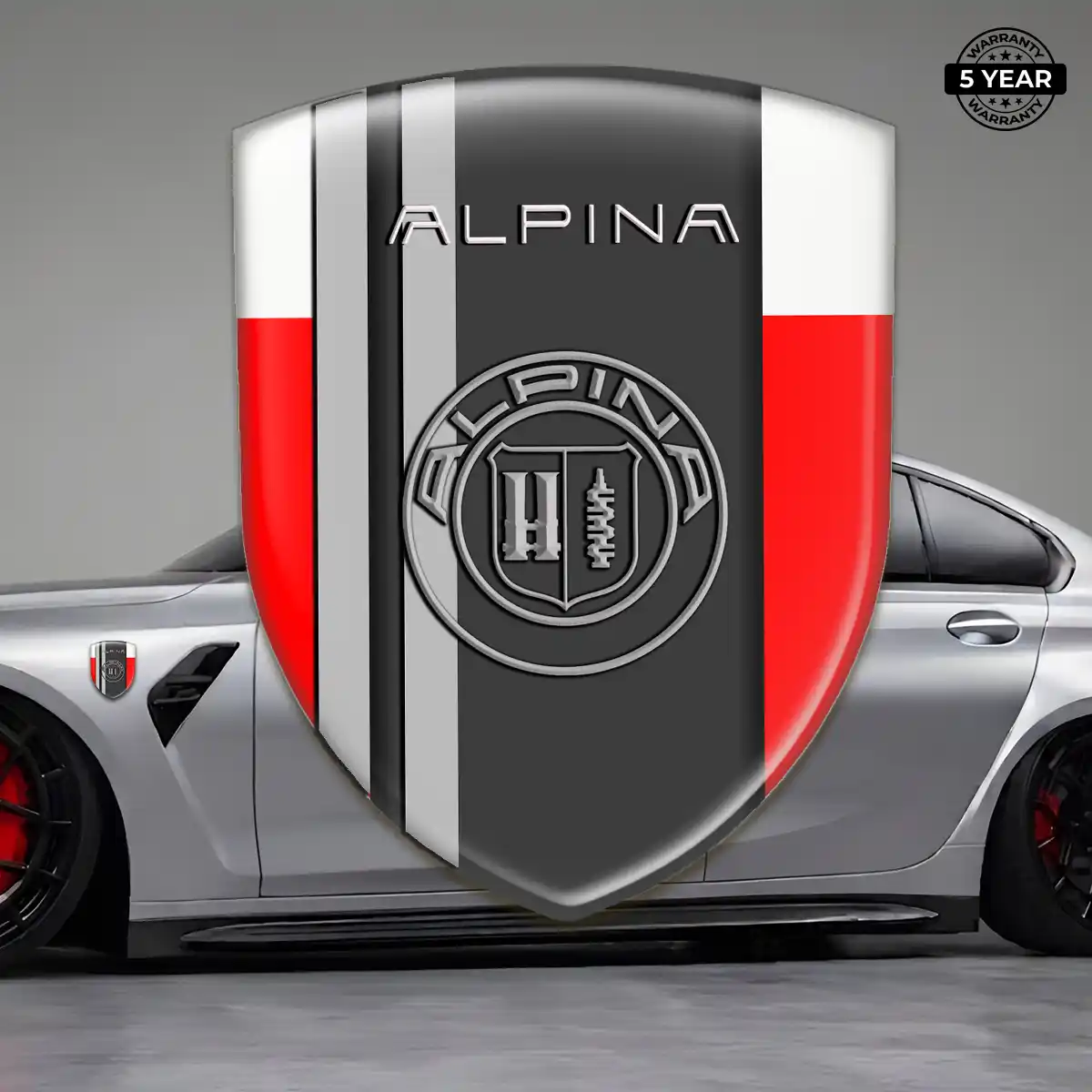 BMW Alpina Silicone Sticker Sleek Style