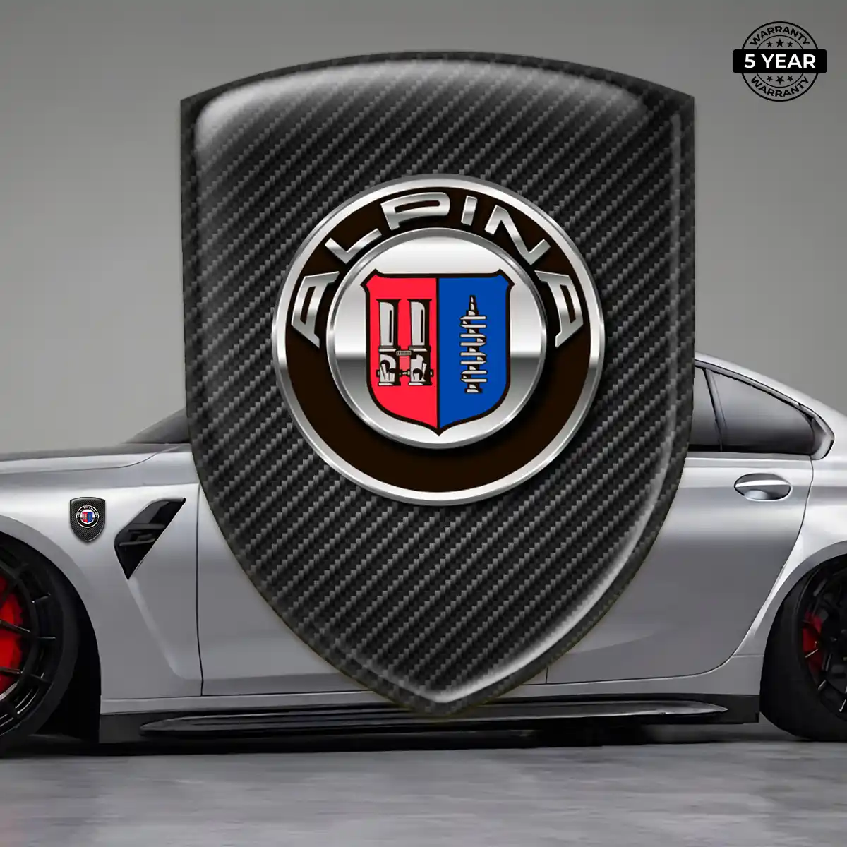 BMW Alpina Vehicle Logo Sticker Elite Finish