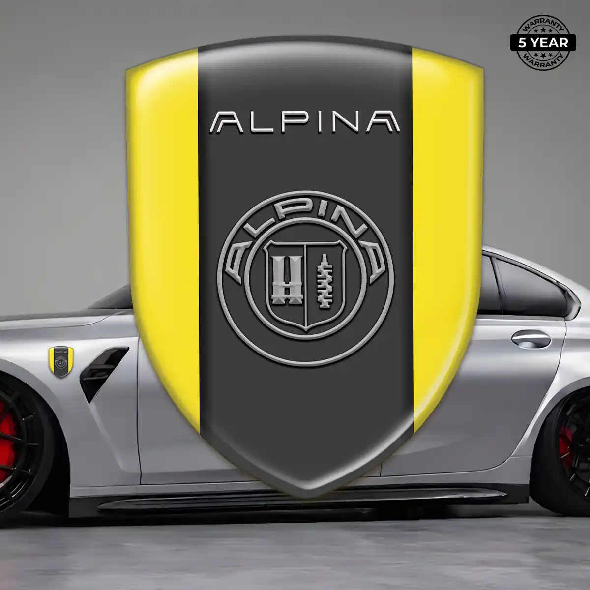 BMW Alpina Vehicle Logo Sticker Sleek Style