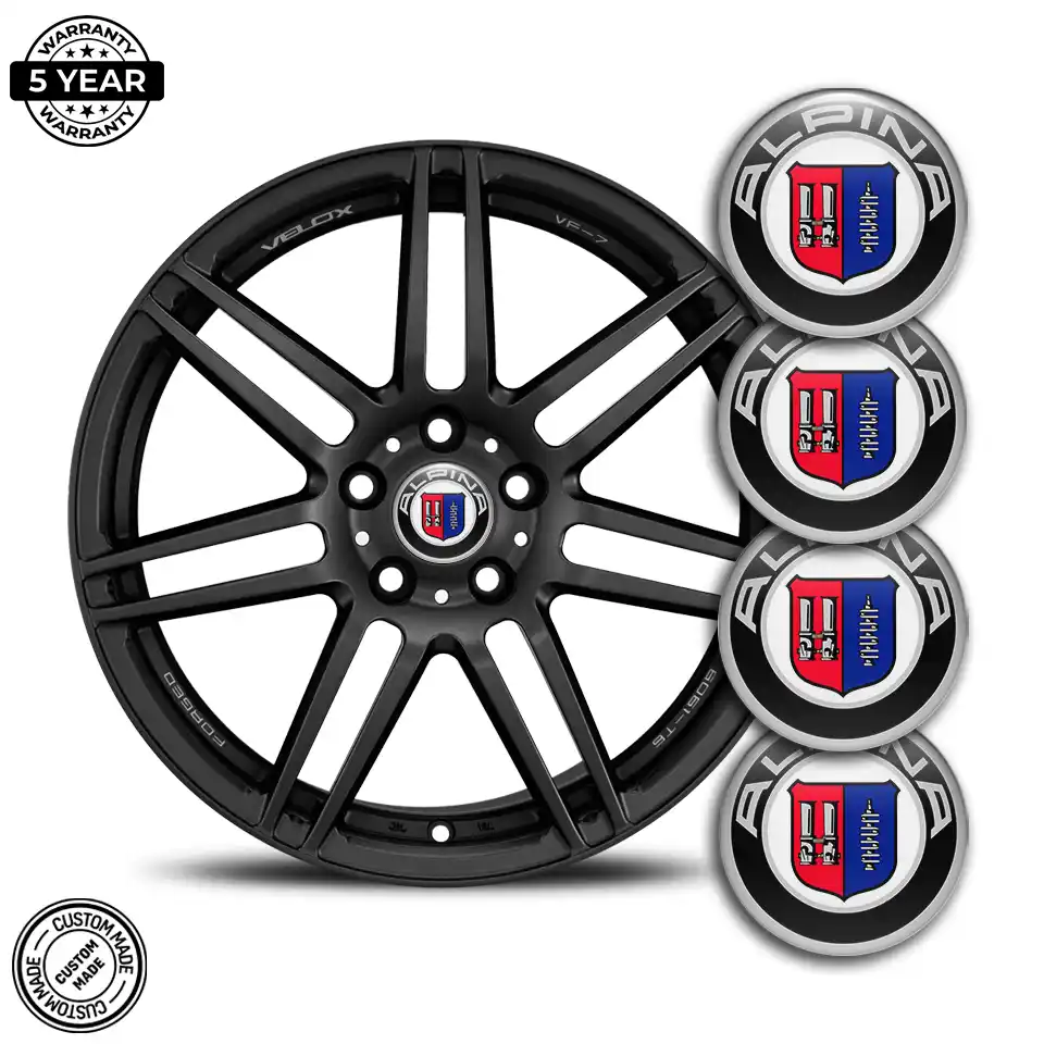 BMW Alpina Wheel Emblems Stylish Design