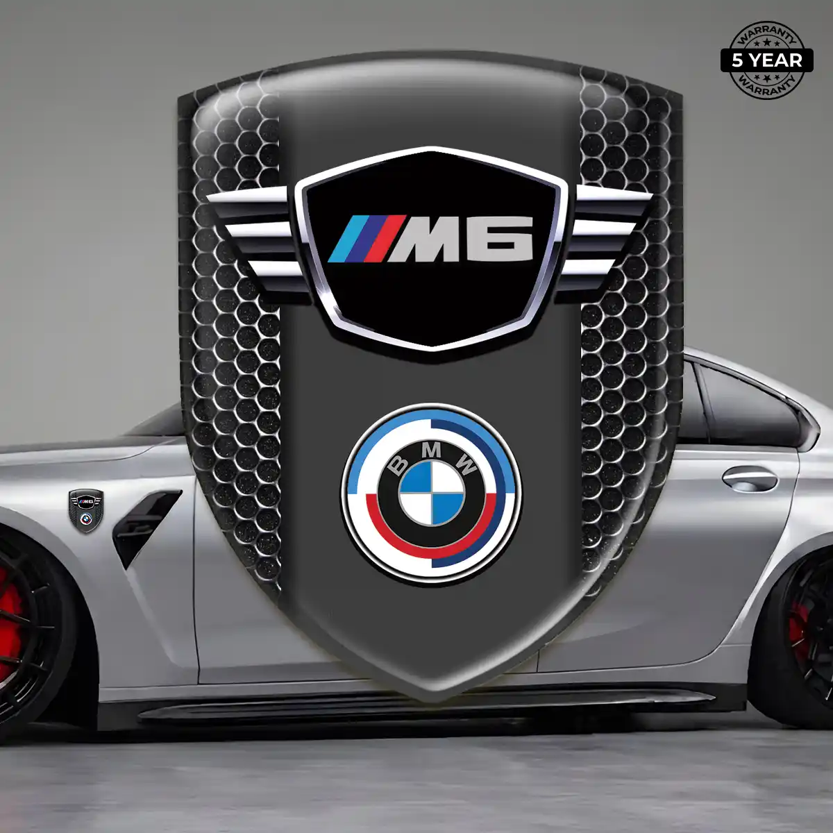 BMW Automotive Emblem Sticker Deluxe Edition
