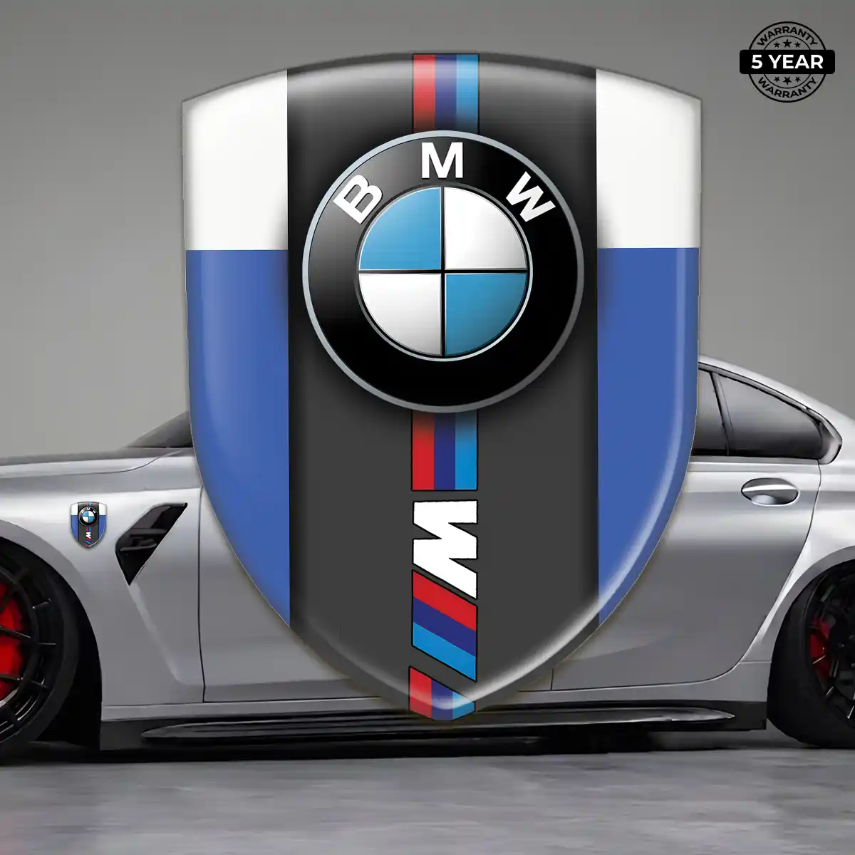 BMW Automotive Emblem Sticker Signature Grade