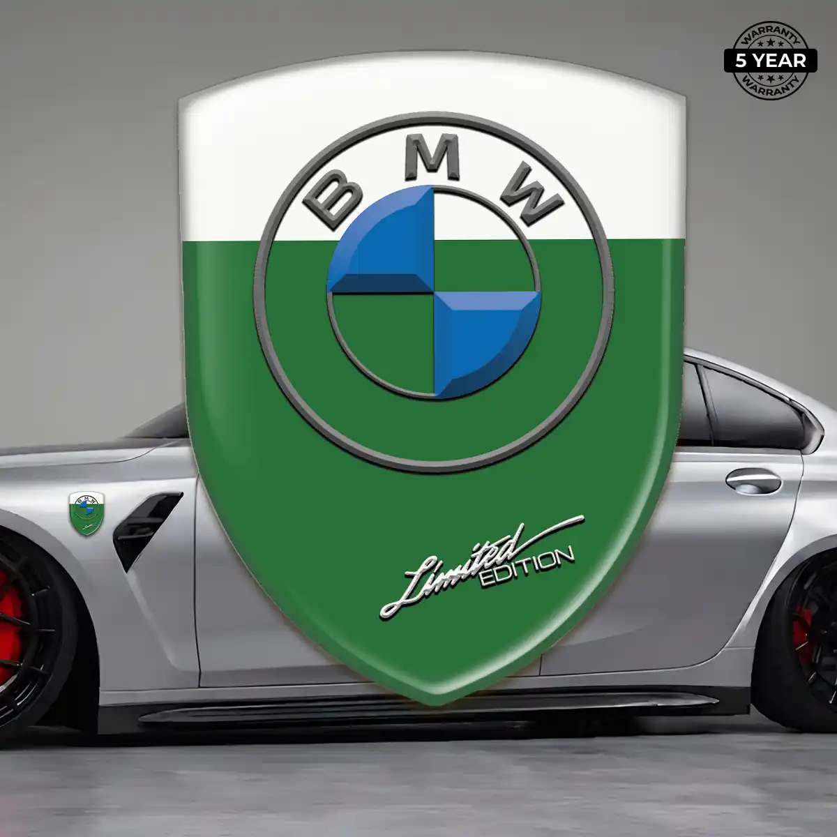 BMW Automotive Logo Sticker Sleek Style