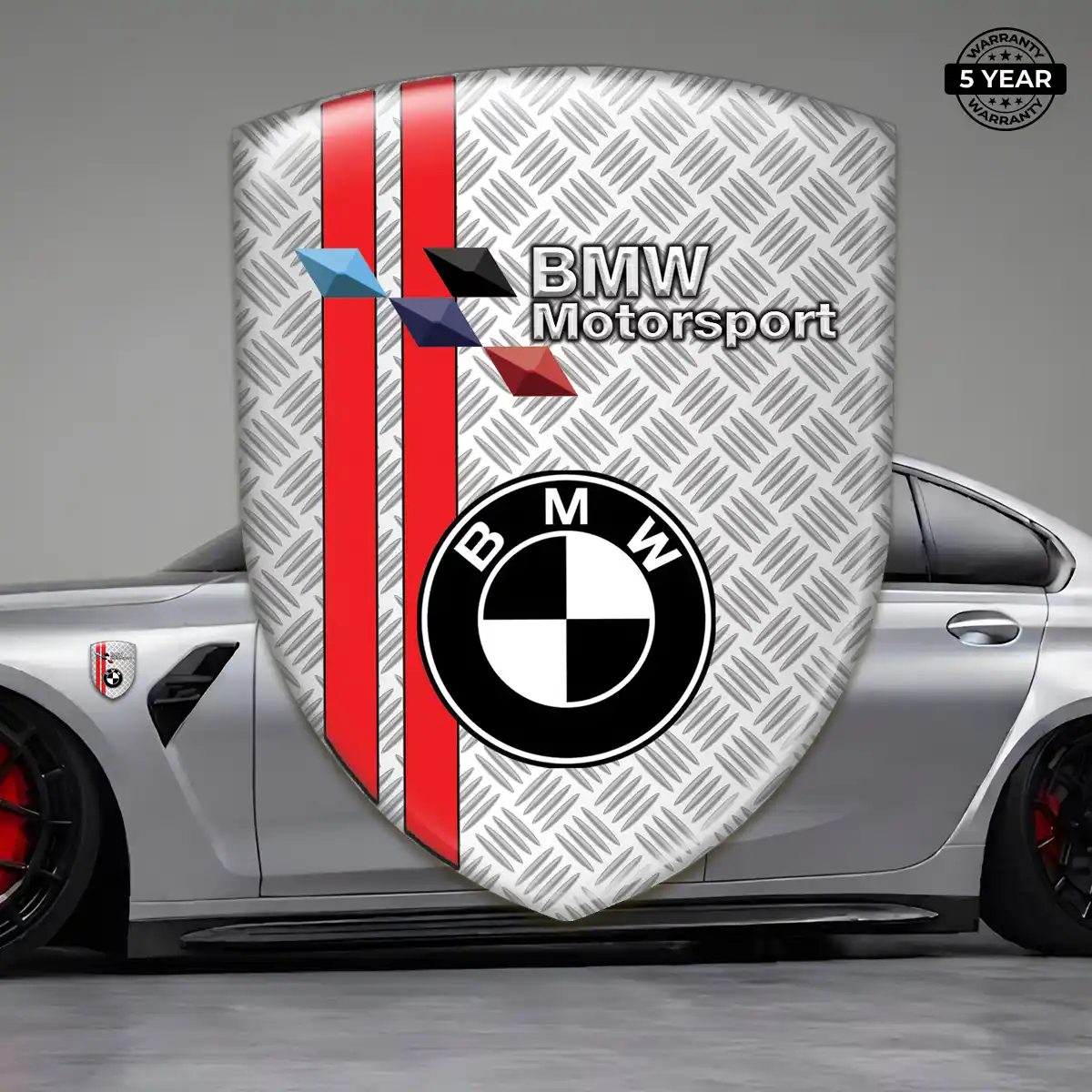 BMW Automotive Resin Decal Sleek Style