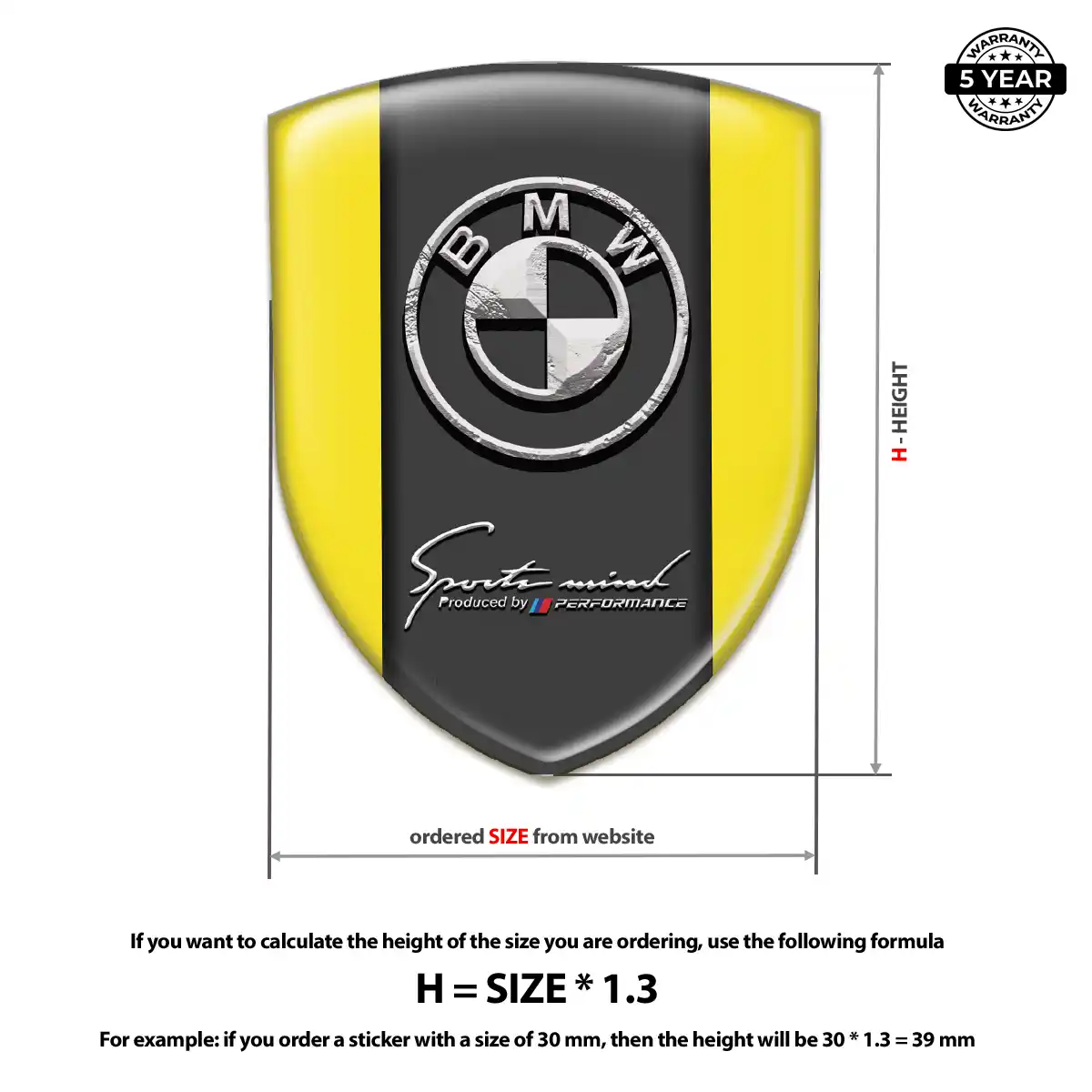 BMW Badge Sleek Style