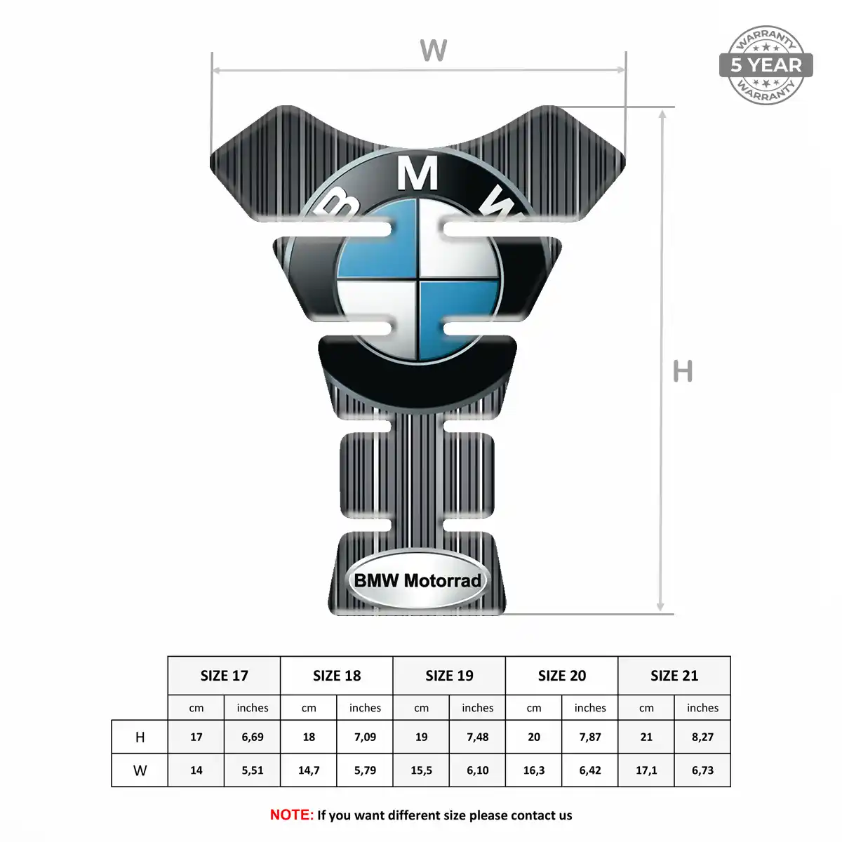 BMW Bike Tank Protector Deluxe Edition