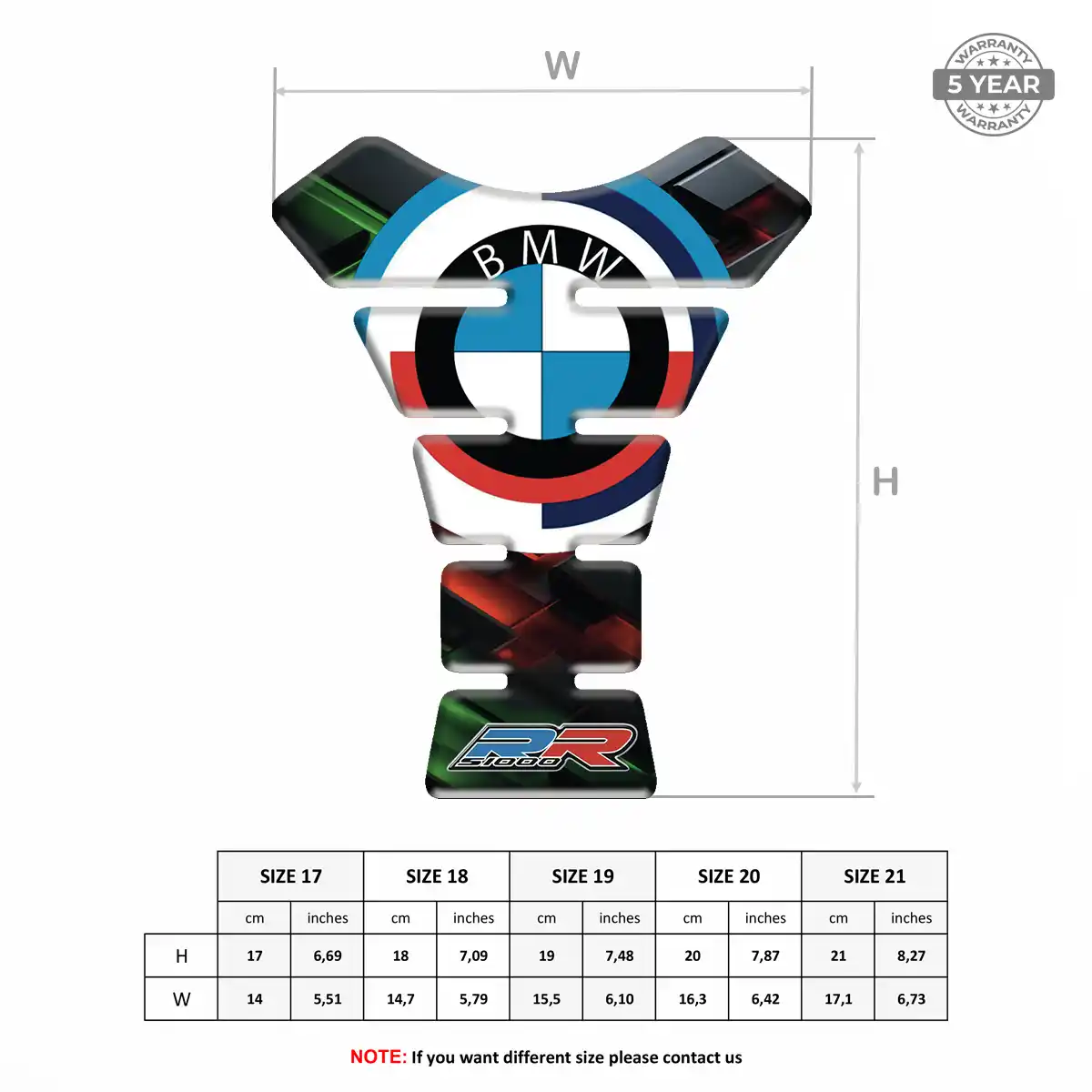 BMW Bike Tank Protector Prime Quality