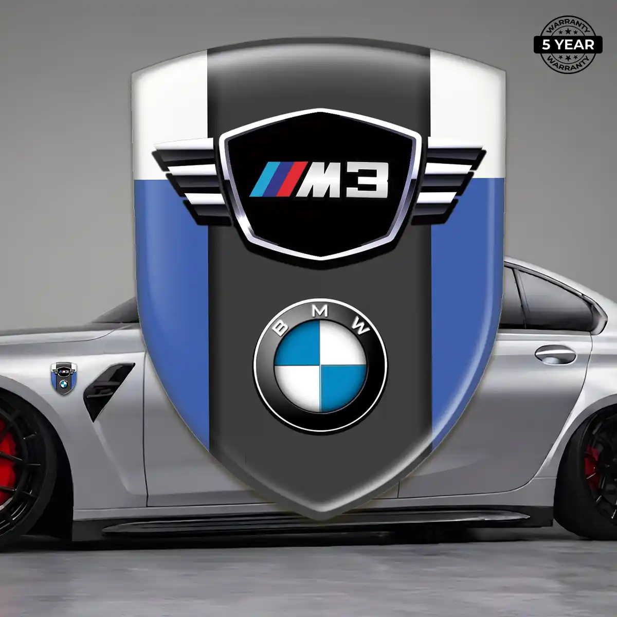 BMW Car Badge Sticker Deluxe Edition