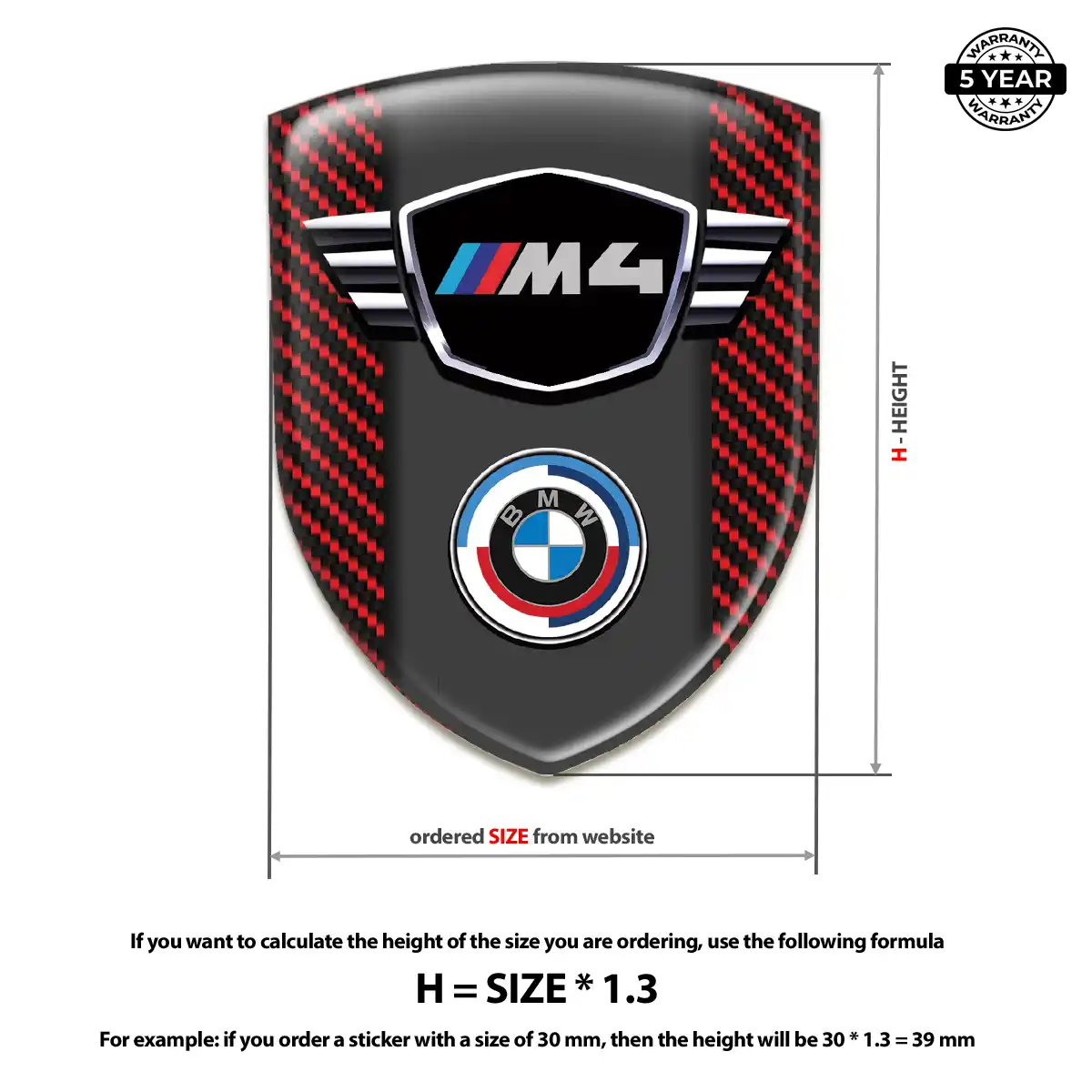 BMW Car Emblem Decal Deluxe Edition