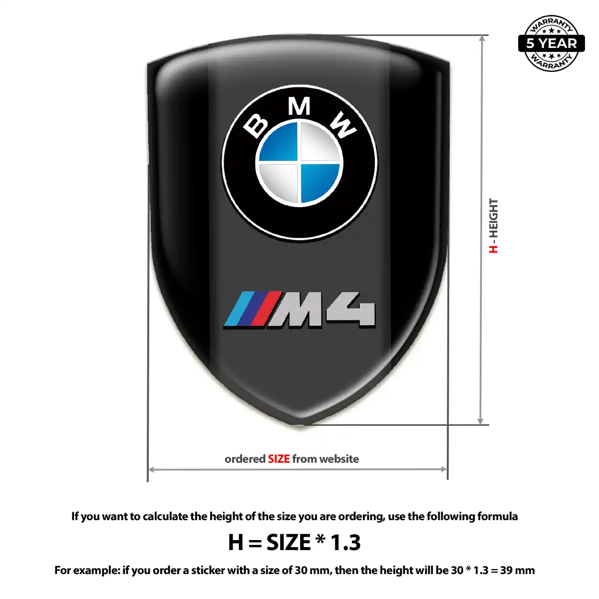 BMW Car Emblem Decal Prime Quality