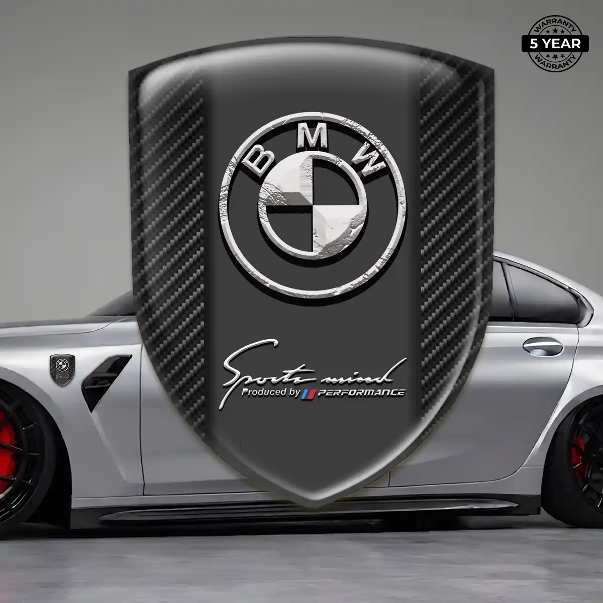 BMW Car Emblem Overlay Elite Finish