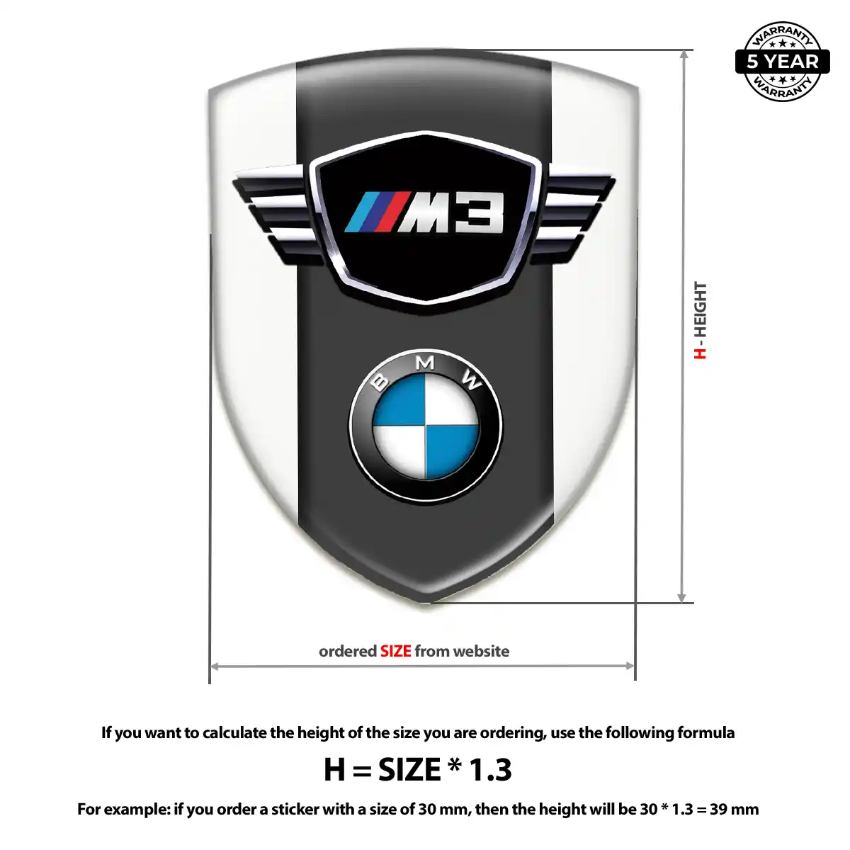BMW Car Emblem Overlay Exclusive Series