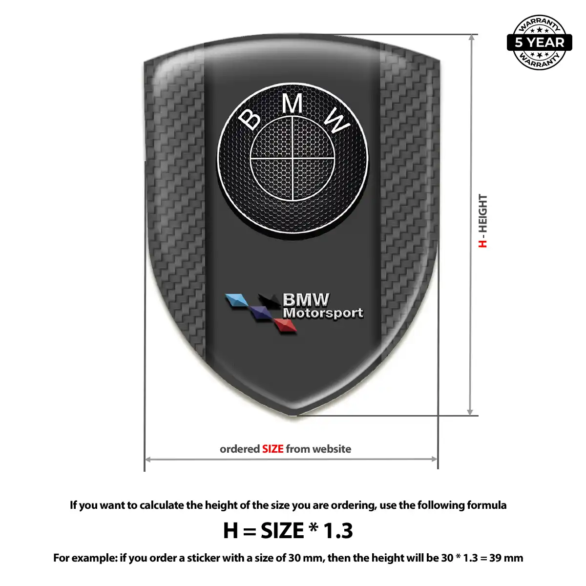 BMW Car Emblem Overlay Refined Design