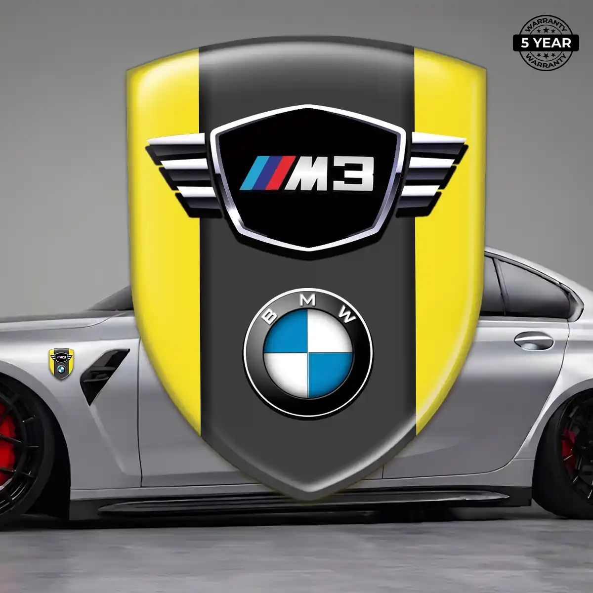 BMW Car Emblem Sticker Signature Grade