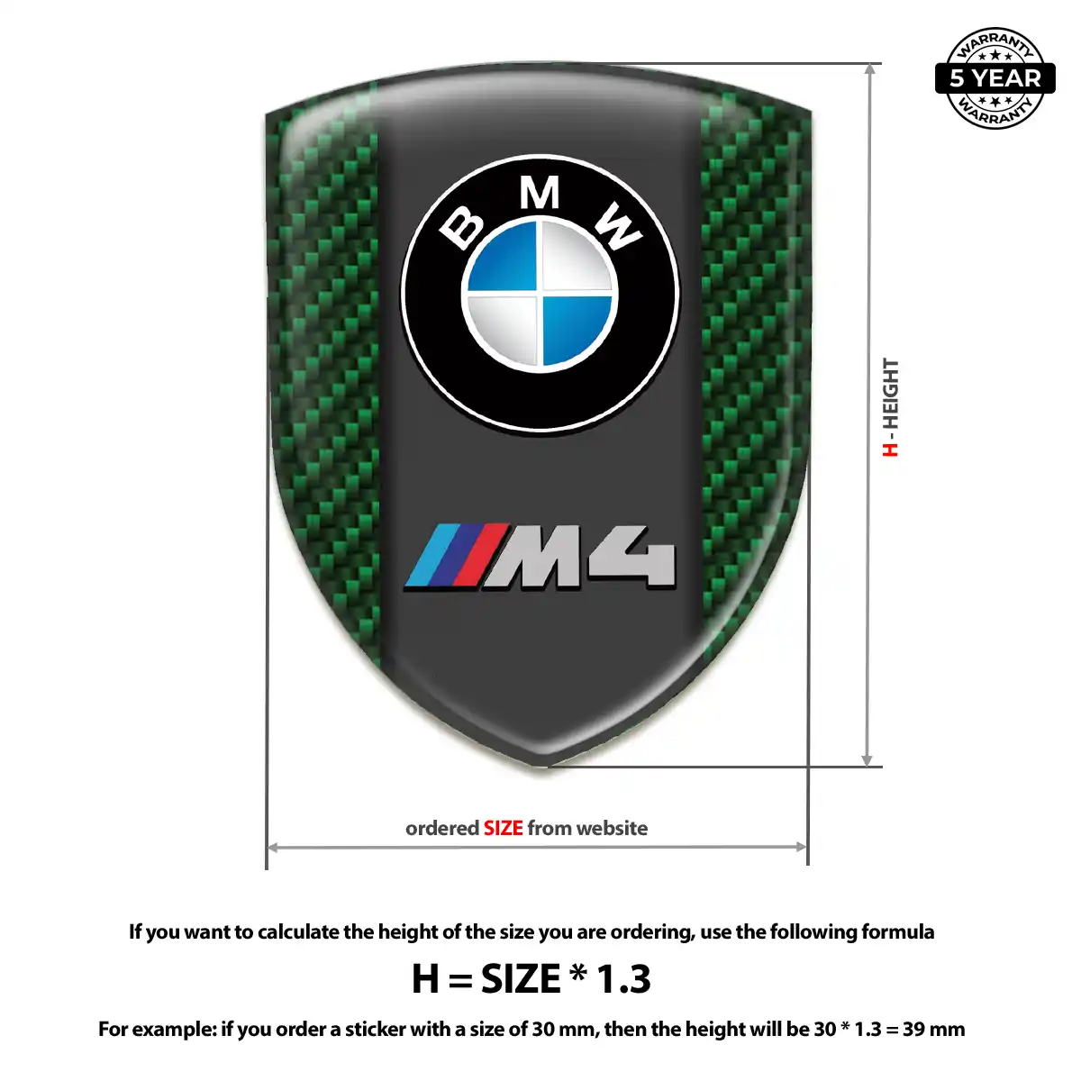 BMW Car Logo Decal Prestige Line