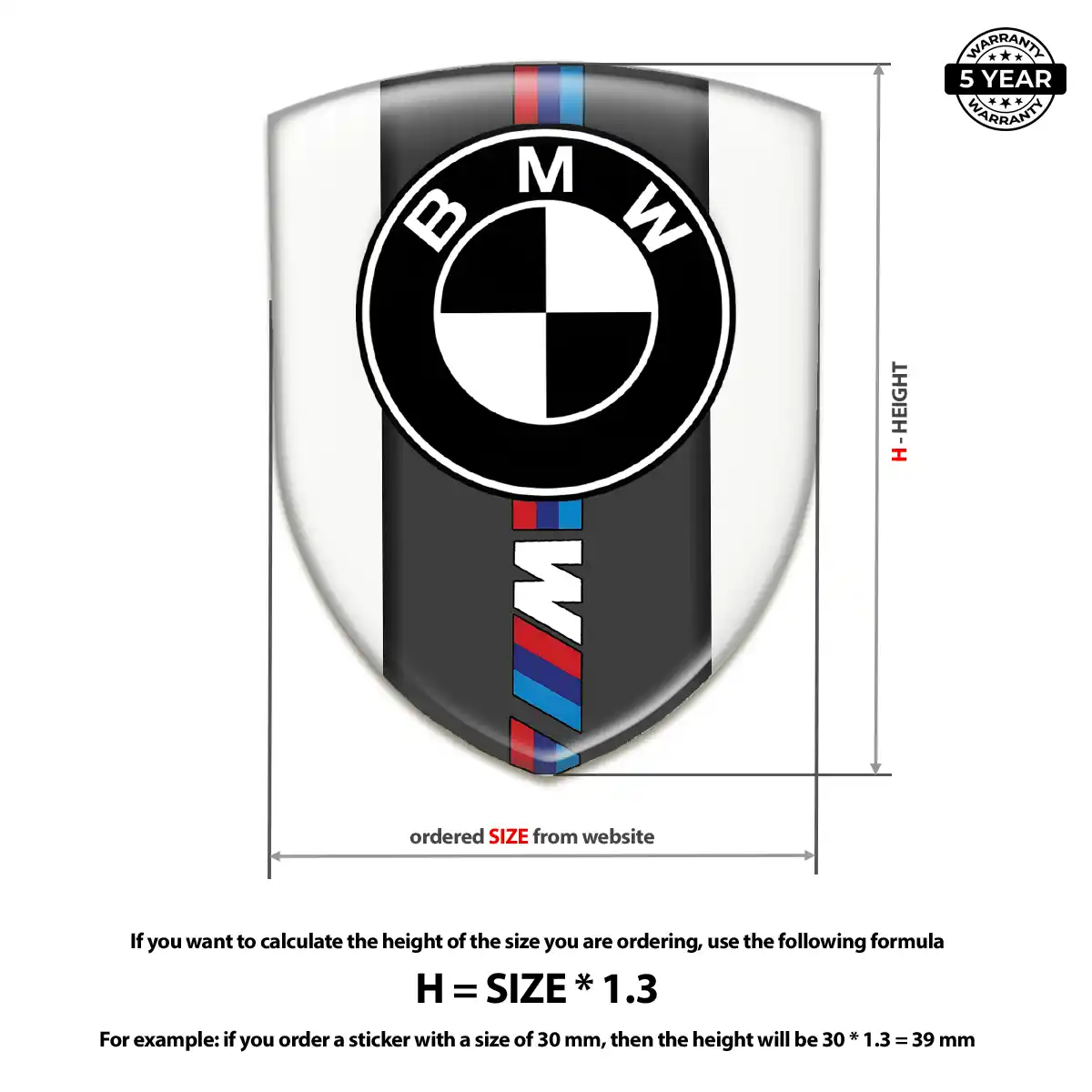 BMW Car Logo Decal Refined Design