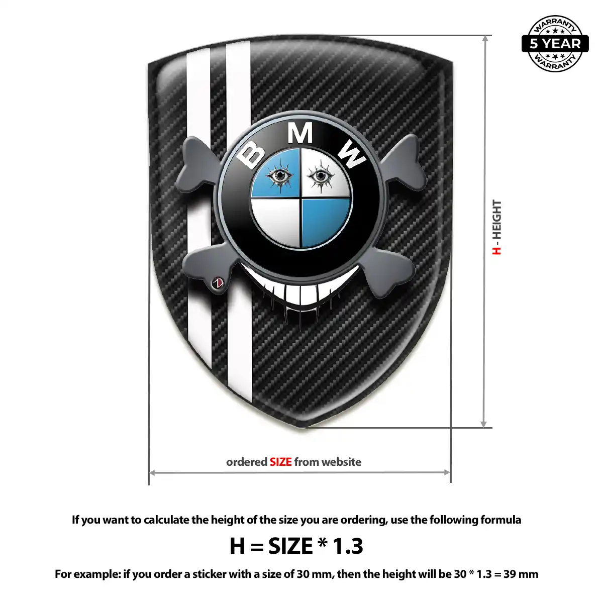 BMW Car Logo Decal Superior Craft