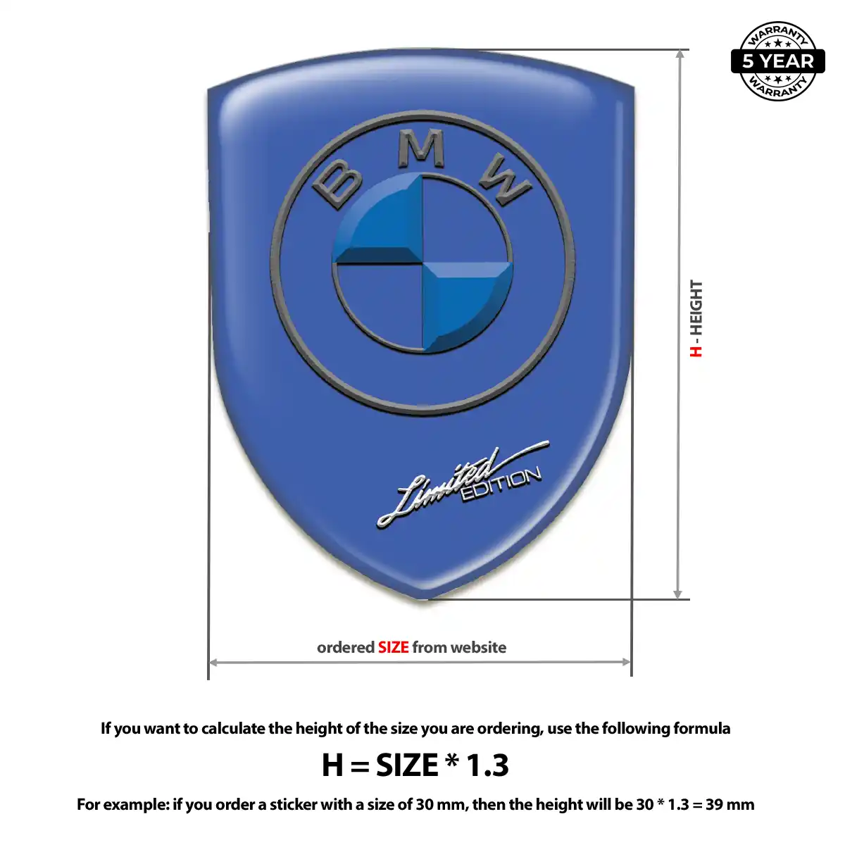 BMW Crest Emblem Signature Grade