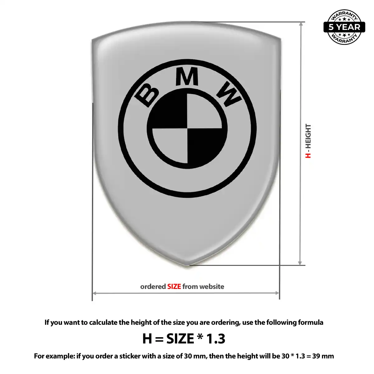 BMW Crest Logo Emblem Deluxe Edition
