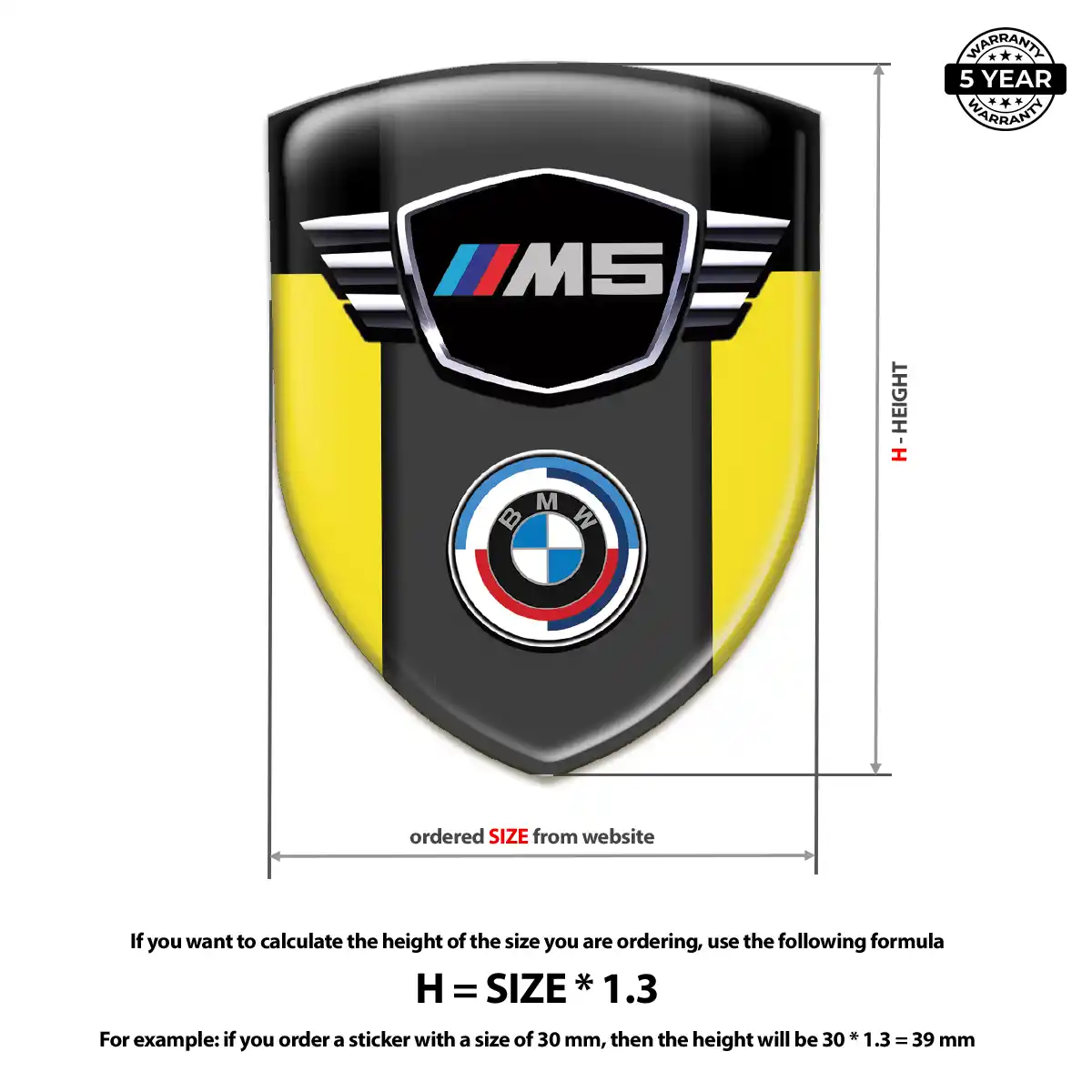 BMW Domed Badge Elite Edition