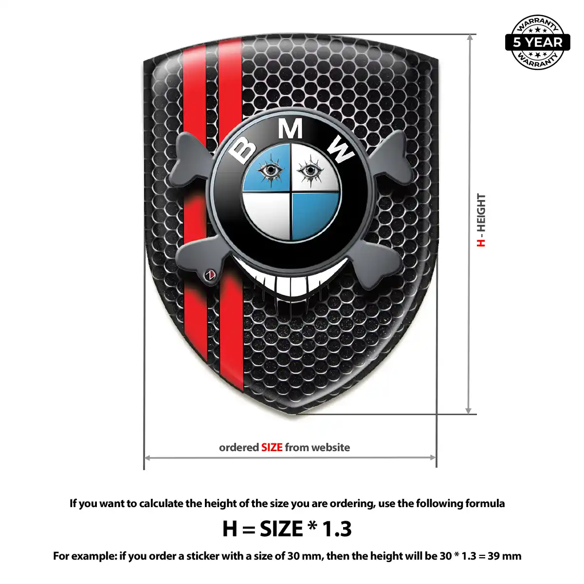 BMW Domed Badge Prime Quality
