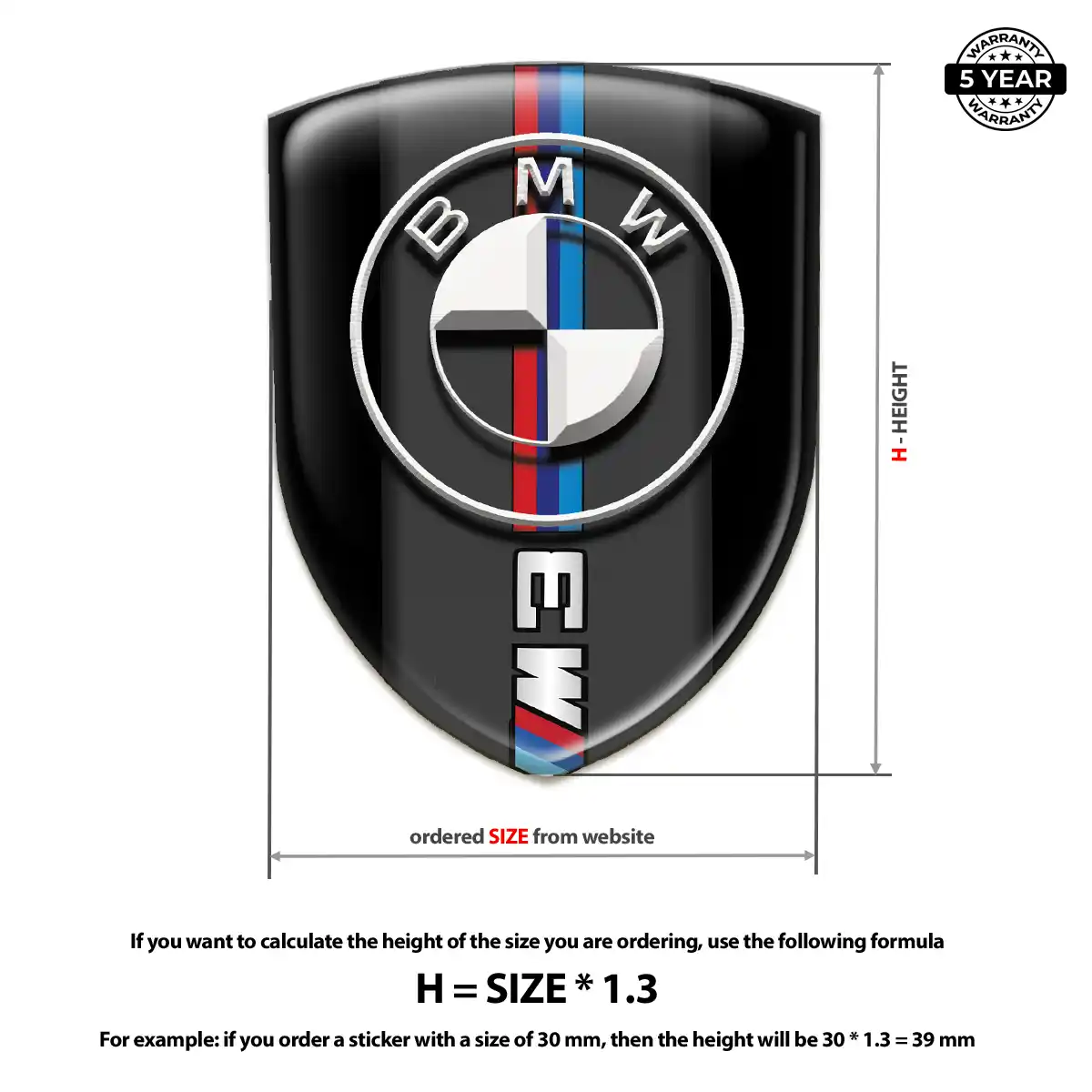 BMW Domed Badge Superior Craft