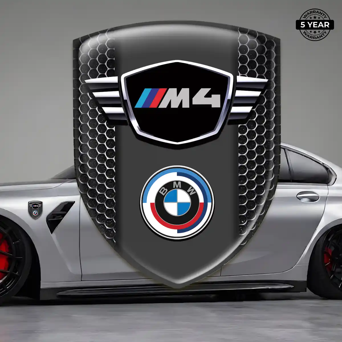 BMW Domed Decal Refined Design