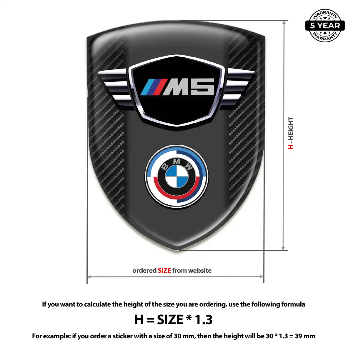 BMW Domed Emblem Deluxe Edition
