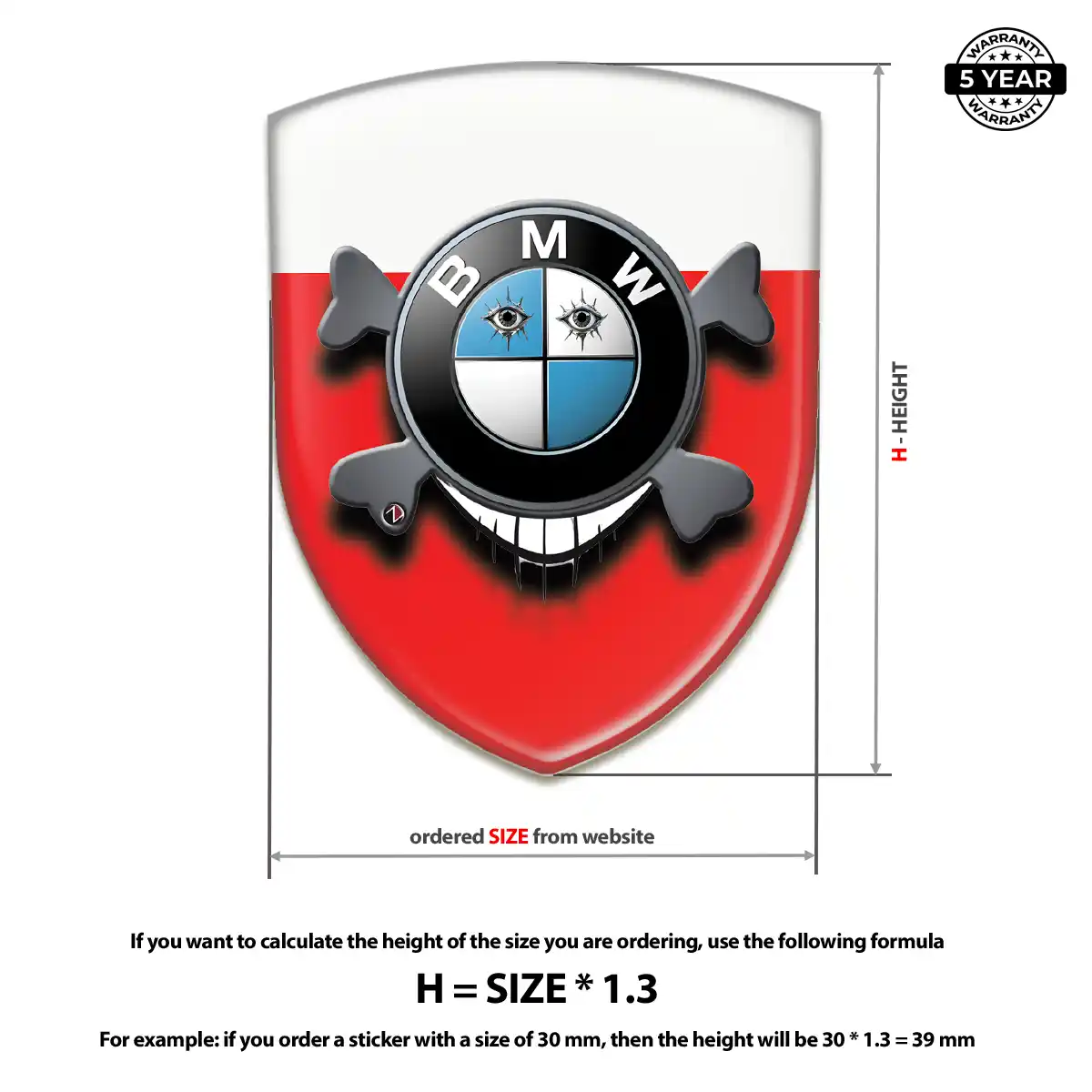 BMW Domed Emblem Exclusive Series