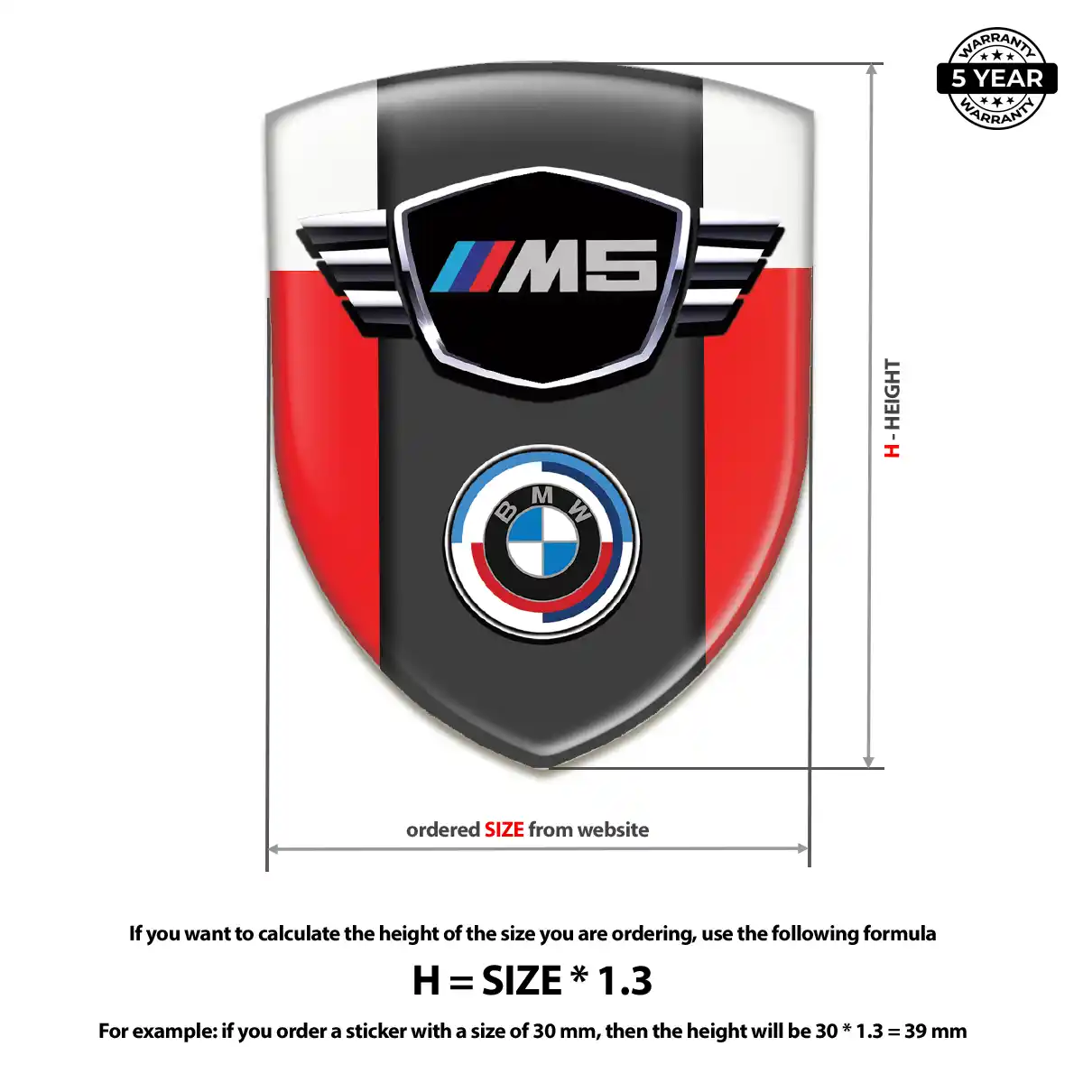 BMW Domed Emblem Prime Quality