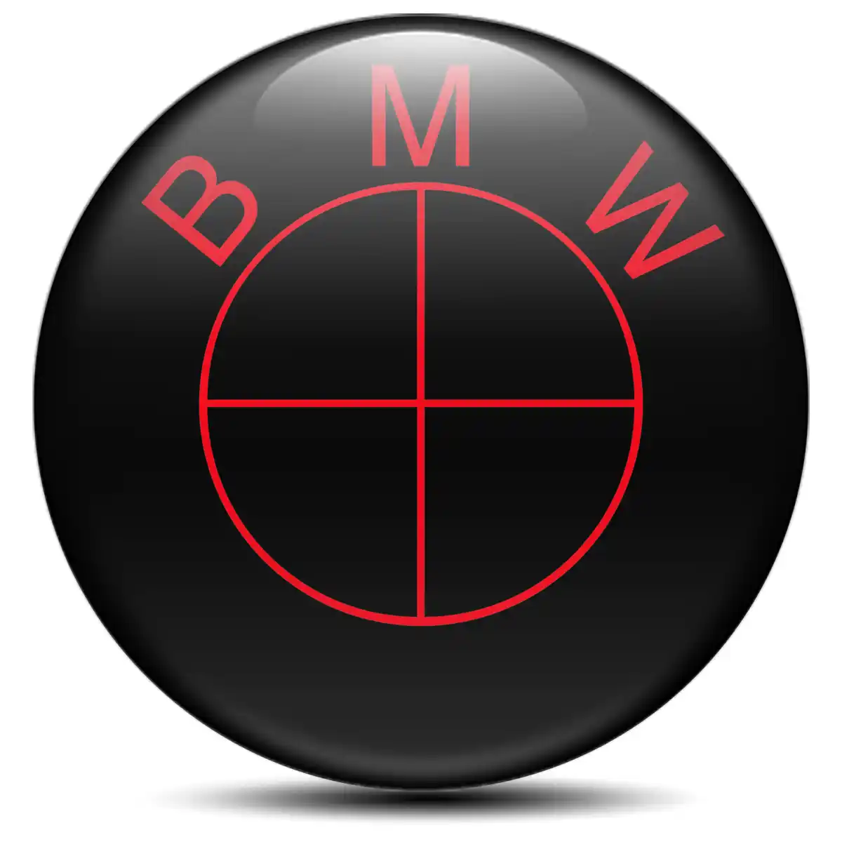 BMW Domed Emblem Self-Adhesive Stylish Design