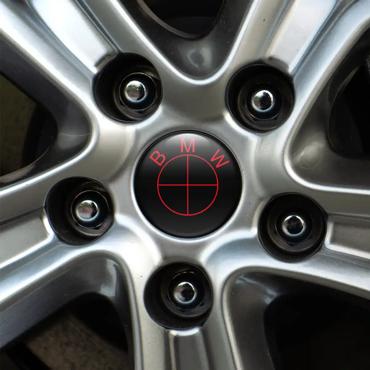 BMW Domed Emblem Self-Adhesive Stylish Design