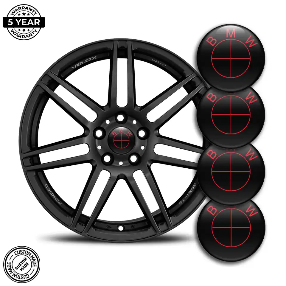 BMW Domed Emblem Self-Adhesive Stylish Design