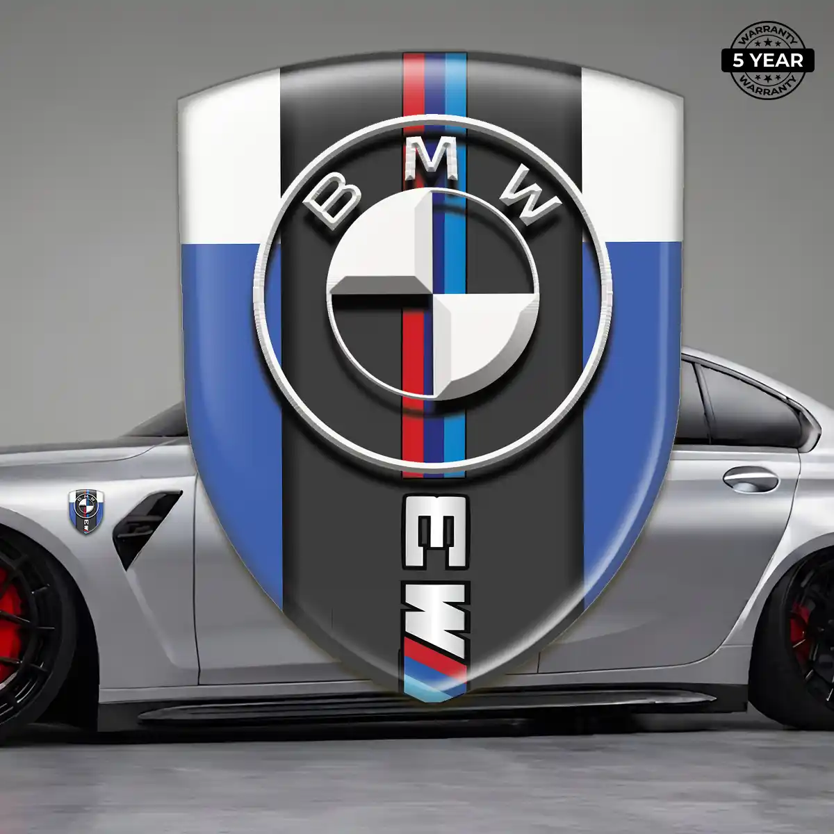 BMW Domed Logo Decal Refined Design