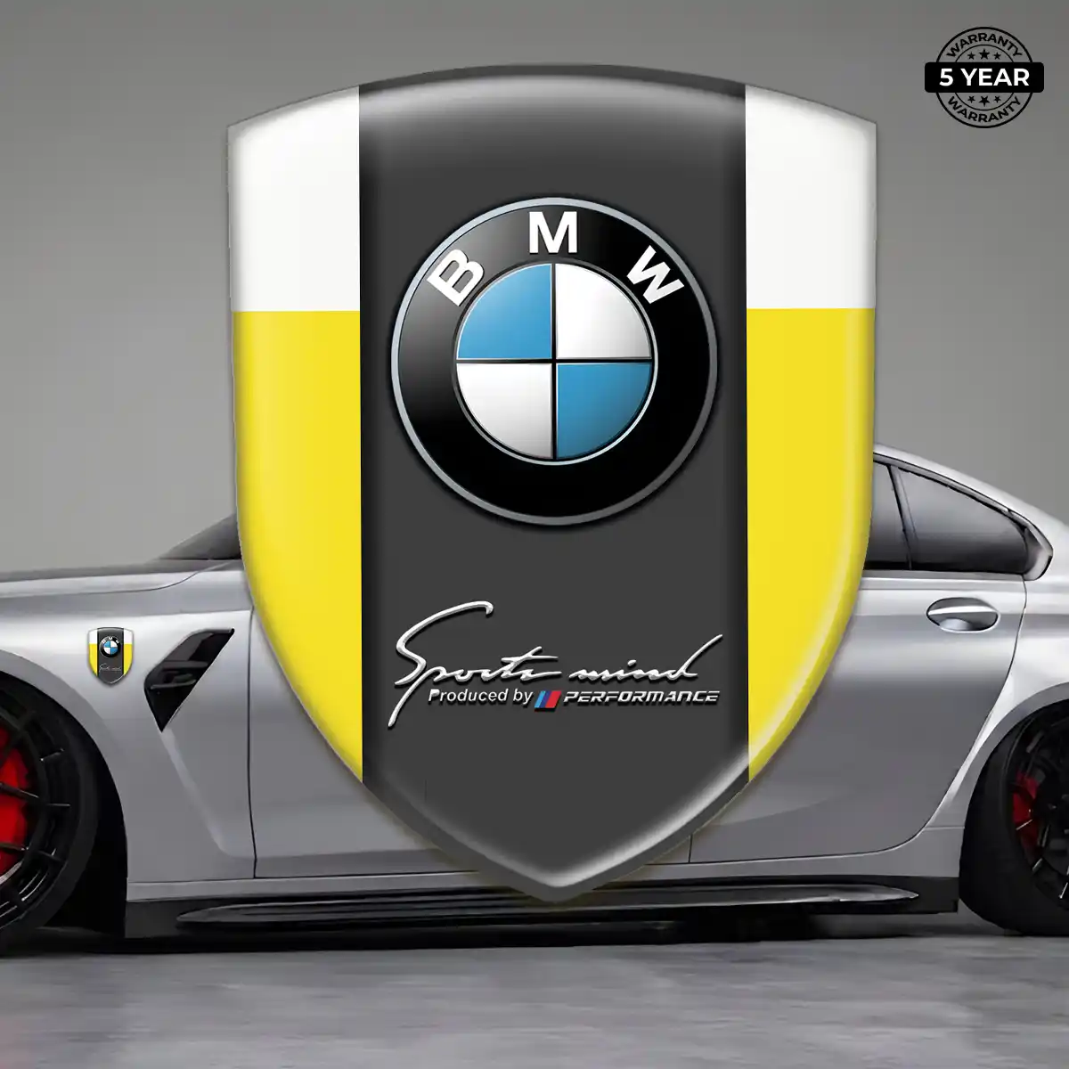 BMW Domed Logo Sticker Deluxe Edition