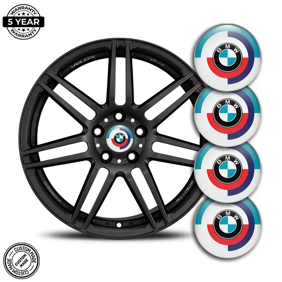 BMW Domed Sticker Self-Adhesive Stylish Design