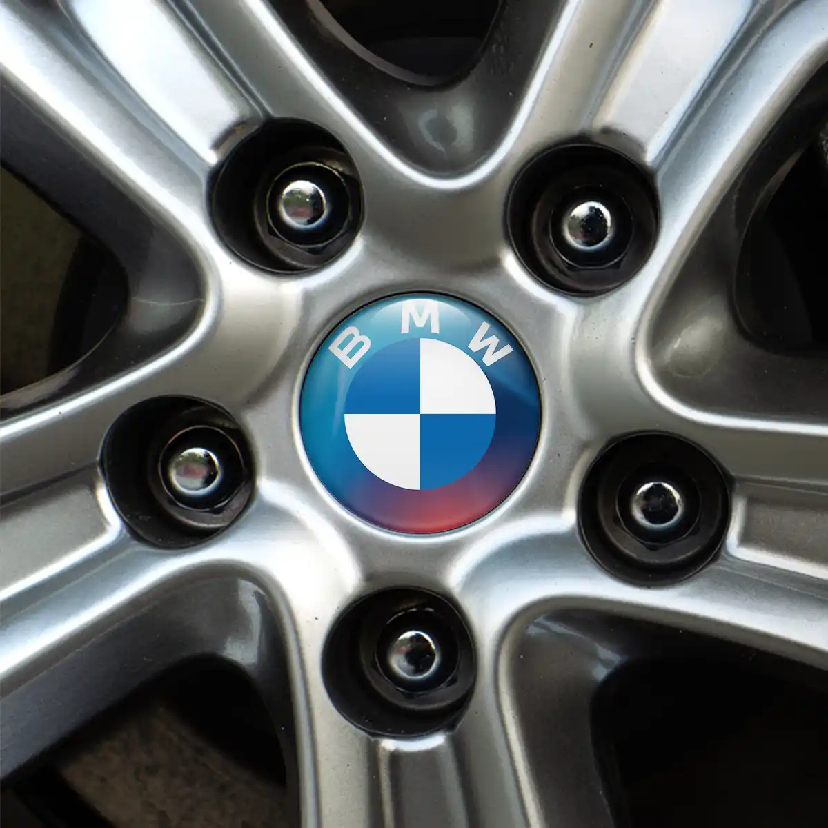 BMW Domed Sticker Stylish Design