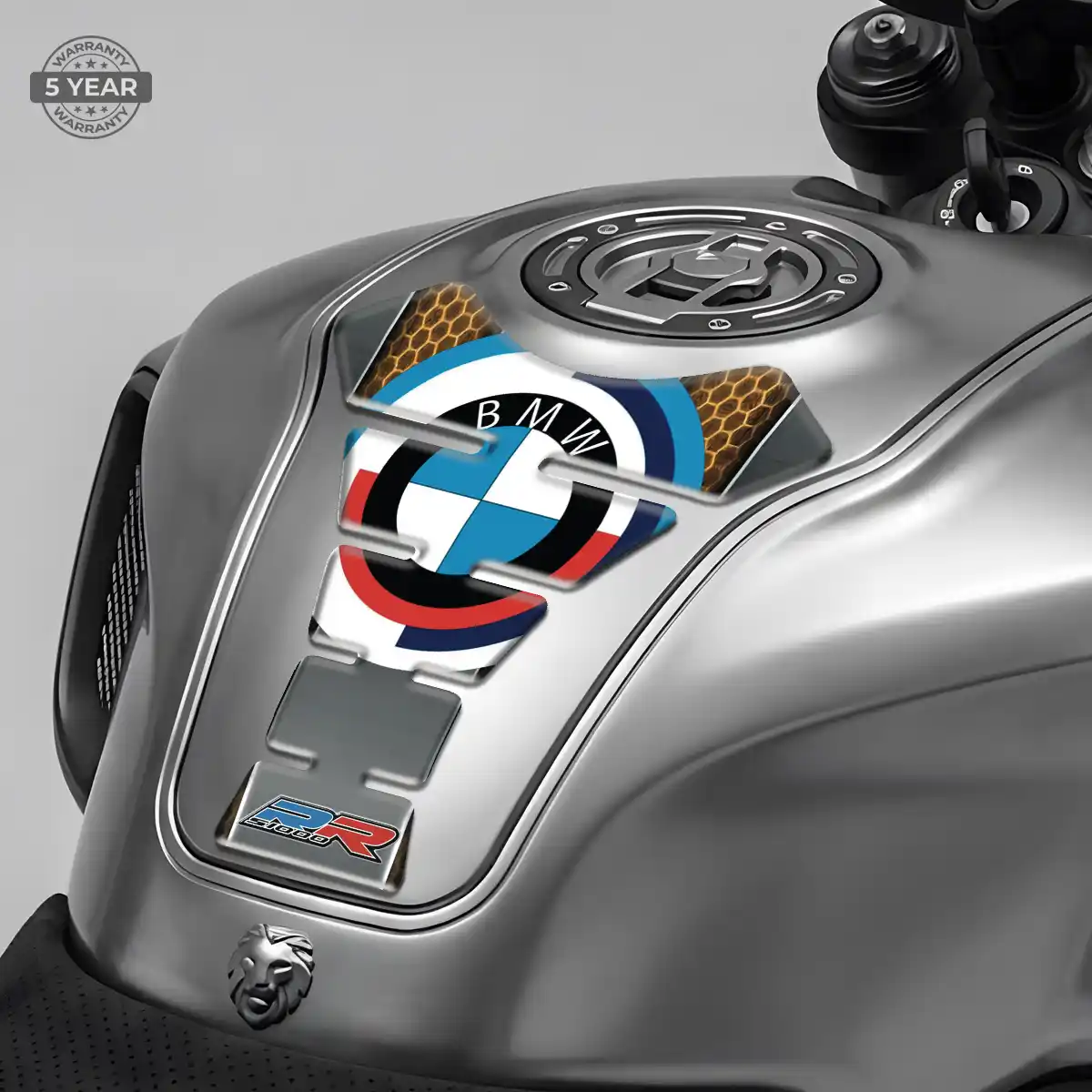 BMW Domed Tank Pad Refined Design