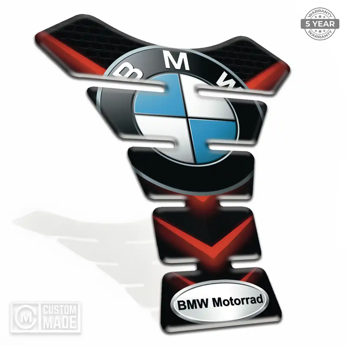 BMW Domed Tank Pad Sleek Style
