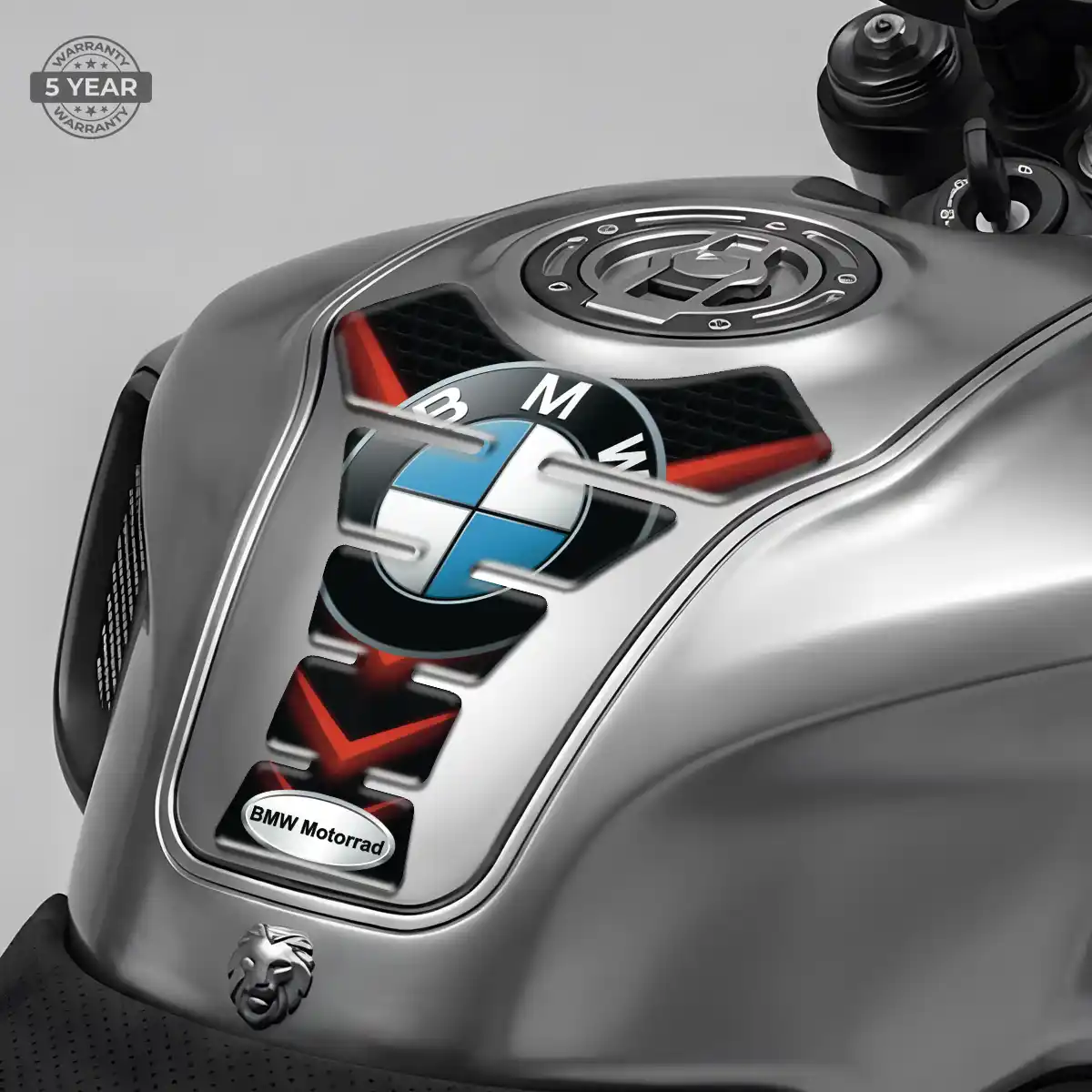 BMW Domed Tank Pad Sleek Style