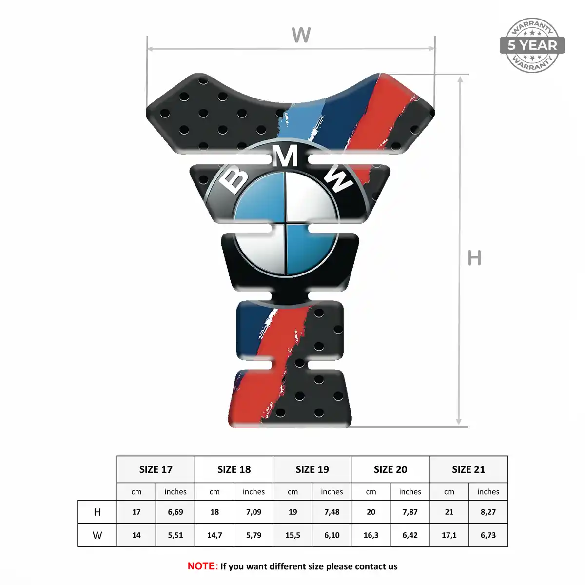 BMW Domed Tank Protector Deluxe Edition