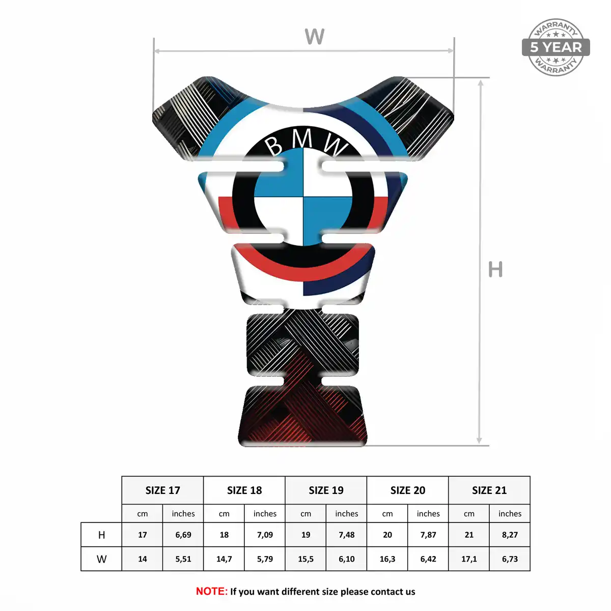 BMW Domed Tank Protector Prestige Line