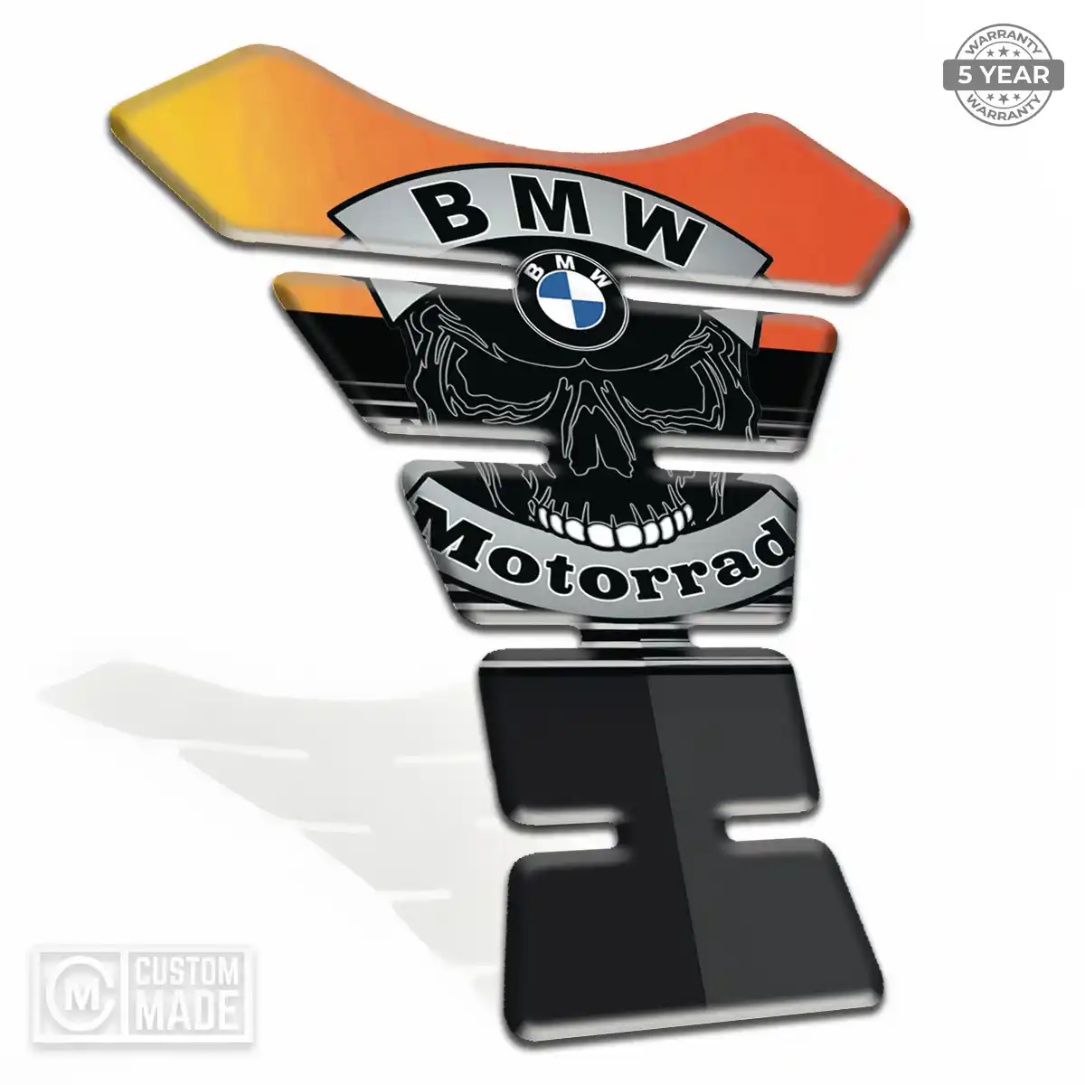 BMW Domed Tank Sticker Sleek Style