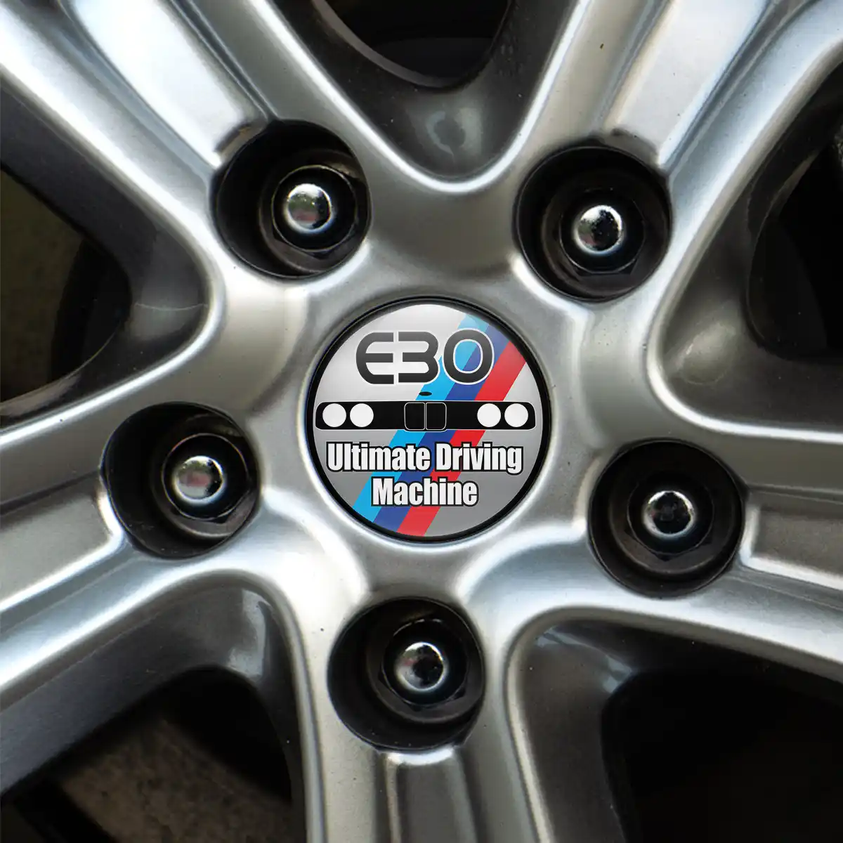 BMW E30 Domed Emblem Stylish Design
