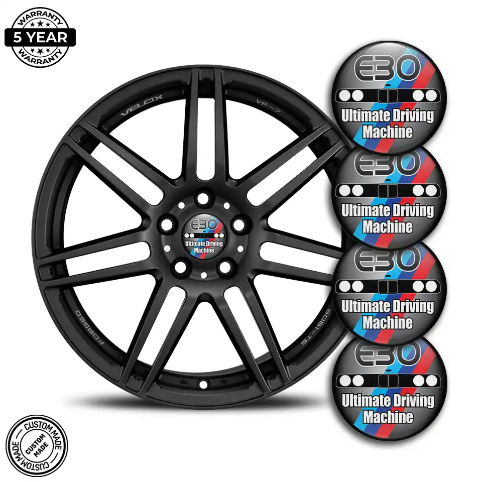 BMW E30 Silicone Emblem Stylish Design